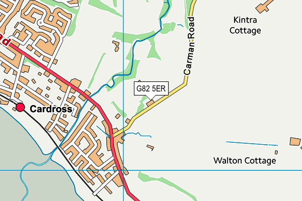 G82 5ER map - OS VectorMap District (Ordnance Survey)