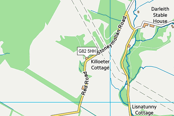 G82 5HH map - OS VectorMap District (Ordnance Survey)