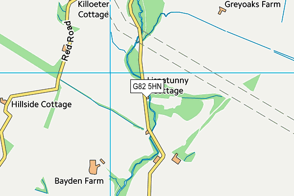 G82 5HN map - OS VectorMap District (Ordnance Survey)