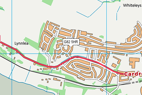 G82 5HR map - OS VectorMap District (Ordnance Survey)