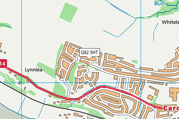 G82 5HT map - OS VectorMap District (Ordnance Survey)
