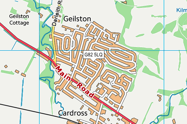 G82 5LQ map - OS VectorMap District (Ordnance Survey)