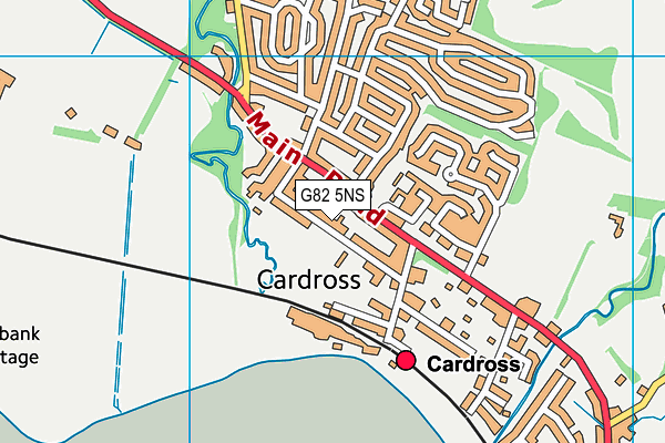 G82 5NS map - OS VectorMap District (Ordnance Survey)