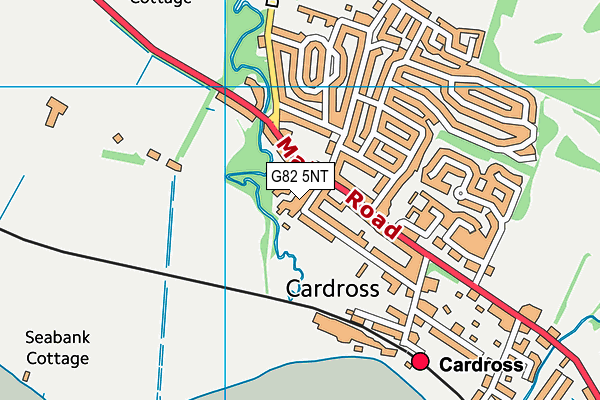 G82 5NT map - OS VectorMap District (Ordnance Survey)