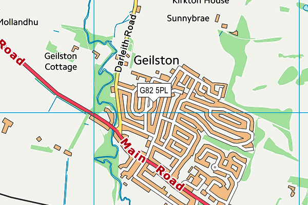 G82 5PL map - OS VectorMap District (Ordnance Survey)