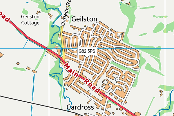 G82 5PS map - OS VectorMap District (Ordnance Survey)