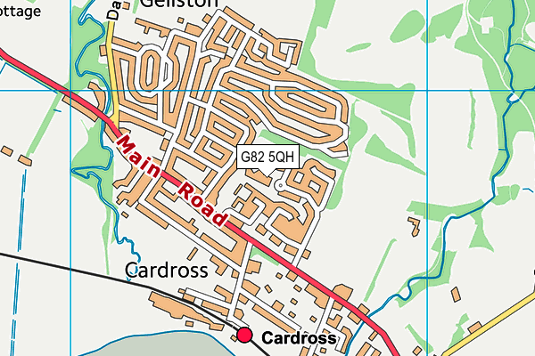 G82 5QH map - OS VectorMap District (Ordnance Survey)