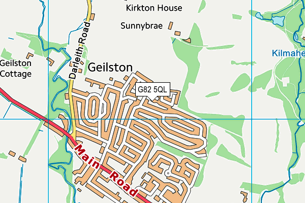 G82 5QL map - OS VectorMap District (Ordnance Survey)
