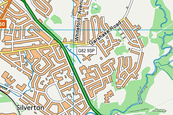 G82 9SP map - OS VectorMap District (Ordnance Survey)