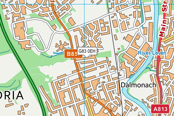 G83 0EH map - OS VectorMap District (Ordnance Survey)