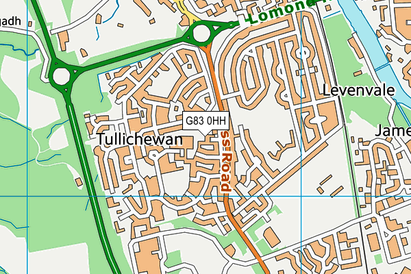 G83 0HH map - OS VectorMap District (Ordnance Survey)