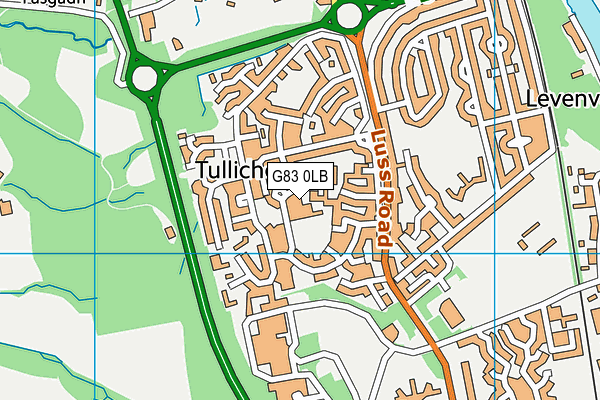 G83 0LB map - OS VectorMap District (Ordnance Survey)