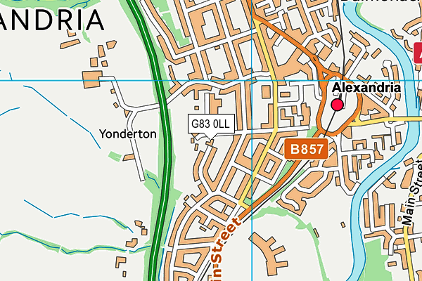 G83 0LL map - OS VectorMap District (Ordnance Survey)