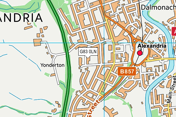 G83 0LN map - OS VectorMap District (Ordnance Survey)