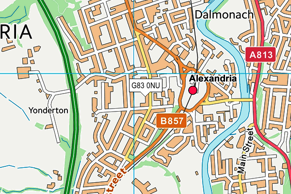 G83 0NU map - OS VectorMap District (Ordnance Survey)