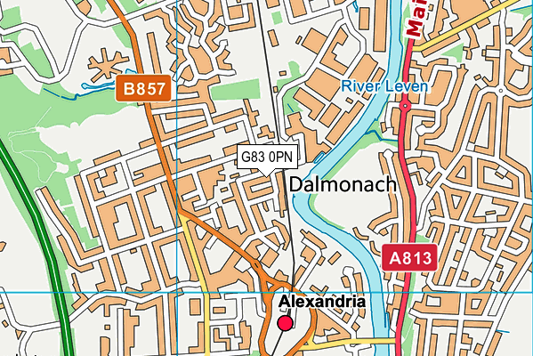 G83 0PN map - OS VectorMap District (Ordnance Survey)