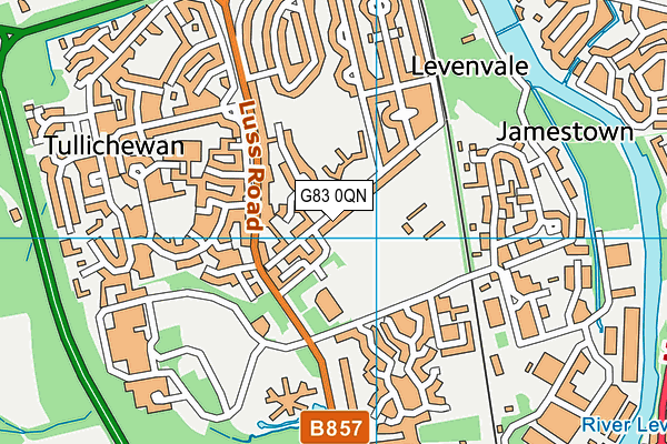 G83 0QN map - OS VectorMap District (Ordnance Survey)