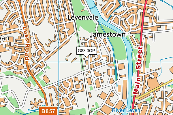 G83 0QP map - OS VectorMap District (Ordnance Survey)