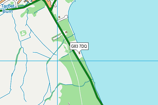 G83 7DQ map - OS VectorMap District (Ordnance Survey)