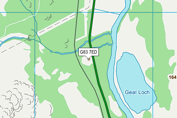 G83 7ED map - OS VectorMap District (Ordnance Survey)