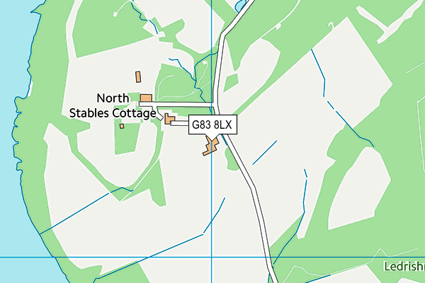 G83 8LX map - OS VectorMap District (Ordnance Survey)