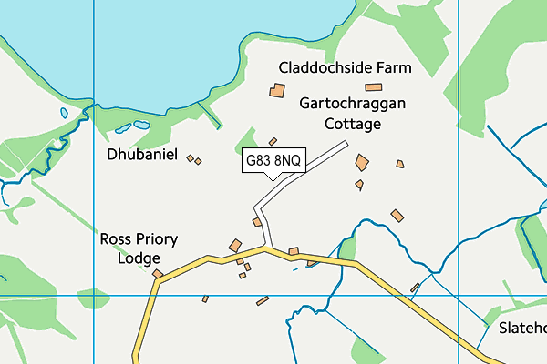 G83 8NQ map - OS VectorMap District (Ordnance Survey)