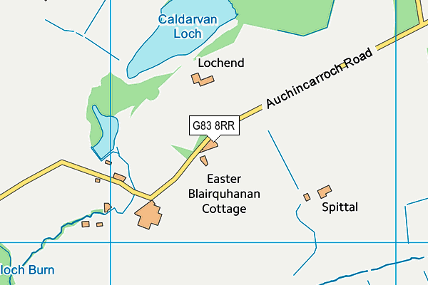 G83 8RR map - OS VectorMap District (Ordnance Survey)