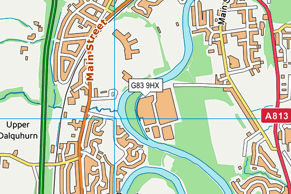 G83 9HX map - OS VectorMap District (Ordnance Survey)
