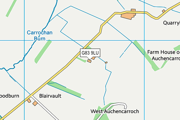 G83 9LU map - OS VectorMap District (Ordnance Survey)