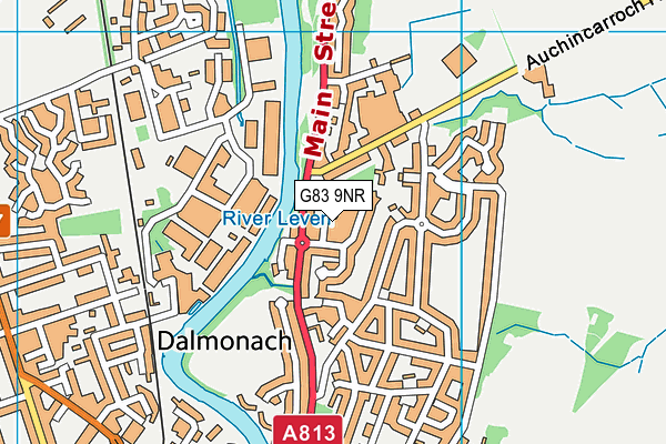 G83 9NR map - OS VectorMap District (Ordnance Survey)