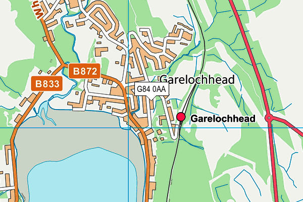 G84 0AA map - OS VectorMap District (Ordnance Survey)