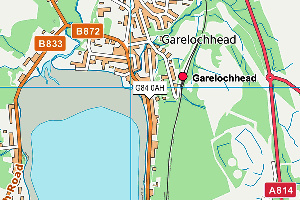 G84 0AH map - OS VectorMap District (Ordnance Survey)