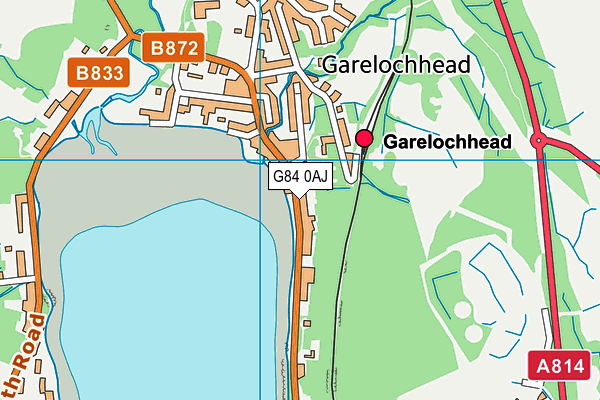 G84 0AJ map - OS VectorMap District (Ordnance Survey)