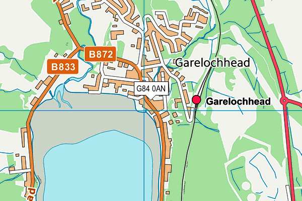 G84 0AN map - OS VectorMap District (Ordnance Survey)