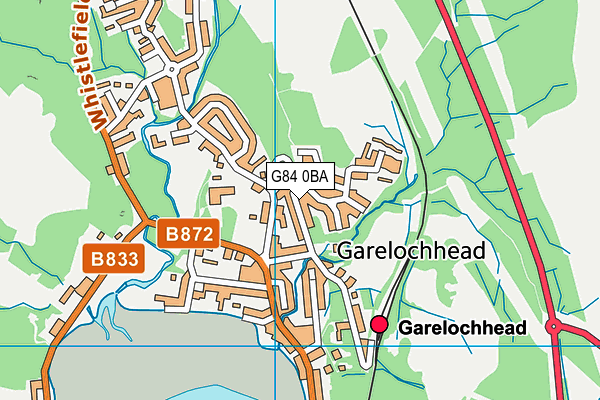 G84 0BA map - OS VectorMap District (Ordnance Survey)