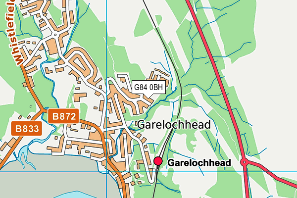 G84 0BH map - OS VectorMap District (Ordnance Survey)