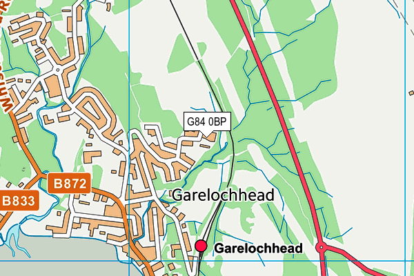 G84 0BP map - OS VectorMap District (Ordnance Survey)