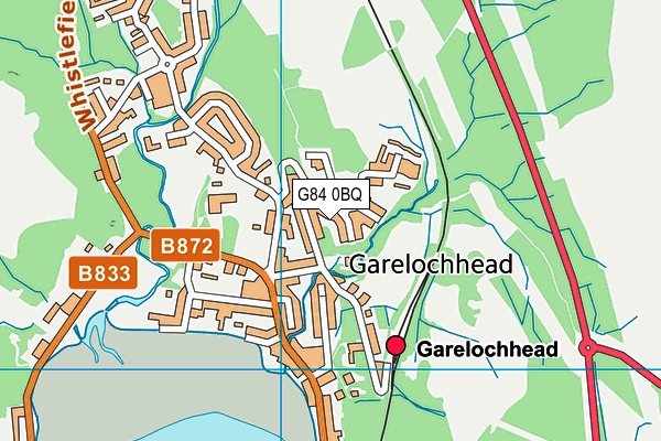 G84 0BQ map - OS VectorMap District (Ordnance Survey)