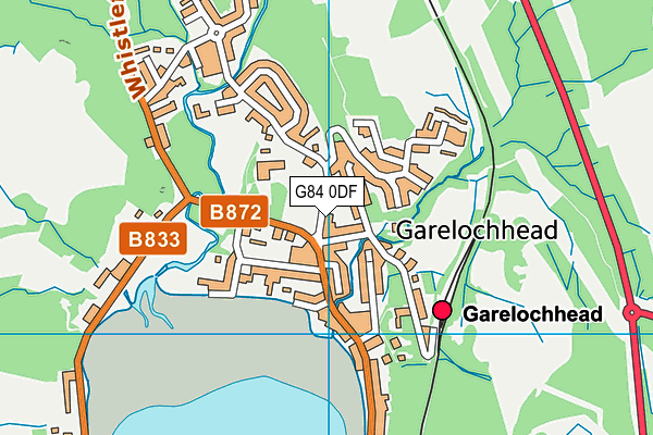 G84 0DF map - OS VectorMap District (Ordnance Survey)