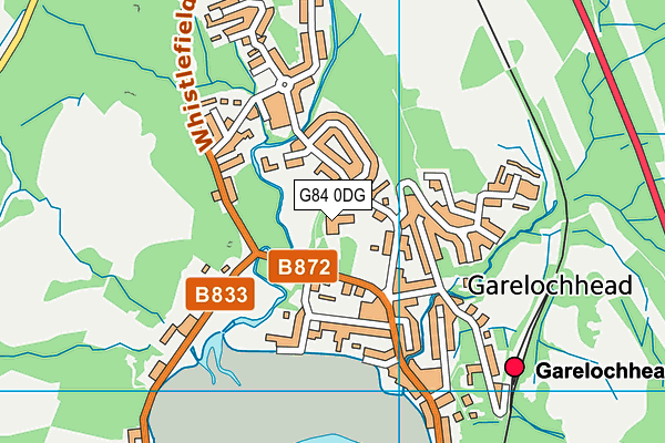 G84 0DG map - OS VectorMap District (Ordnance Survey)