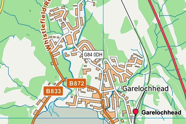G84 0DH map - OS VectorMap District (Ordnance Survey)