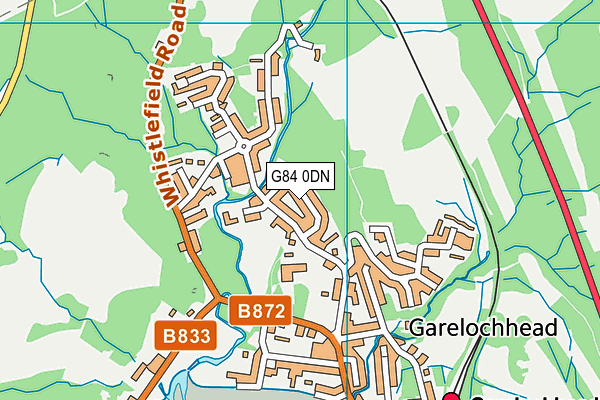 G84 0DN map - OS VectorMap District (Ordnance Survey)