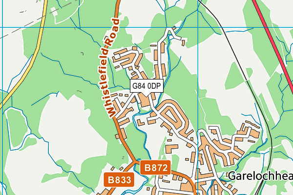 G84 0DP map - OS VectorMap District (Ordnance Survey)