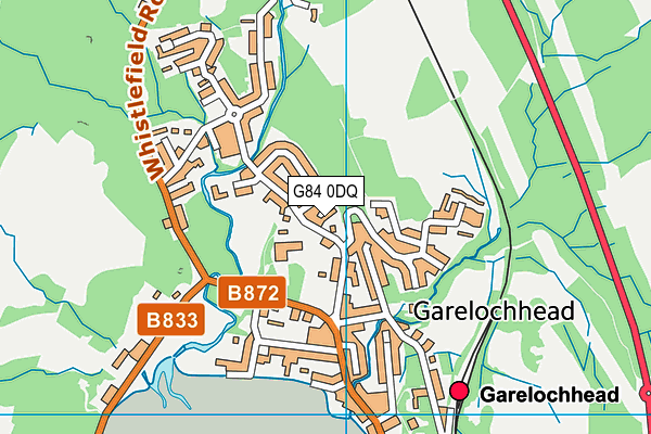 G84 0DQ map - OS VectorMap District (Ordnance Survey)