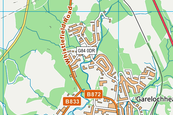 G84 0DR map - OS VectorMap District (Ordnance Survey)