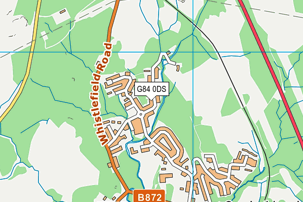 G84 0DS map - OS VectorMap District (Ordnance Survey)