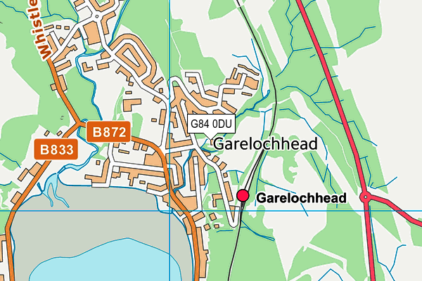 G84 0DU map - OS VectorMap District (Ordnance Survey)