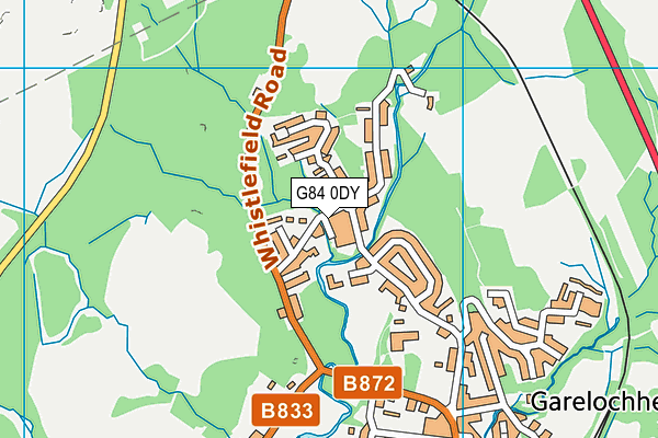 G84 0DY map - OS VectorMap District (Ordnance Survey)