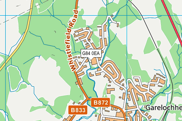 G84 0EA map - OS VectorMap District (Ordnance Survey)