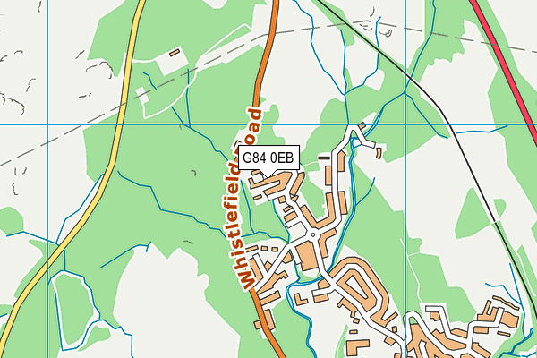 G84 0EB map - OS VectorMap District (Ordnance Survey)